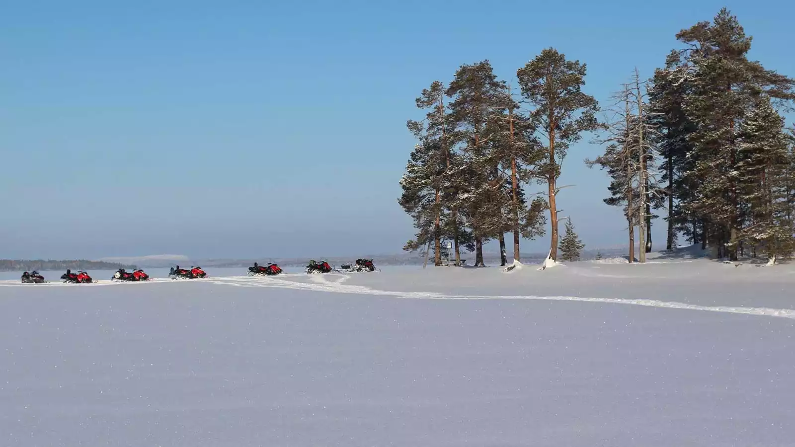 Op avontuur met de sneeuwscooter