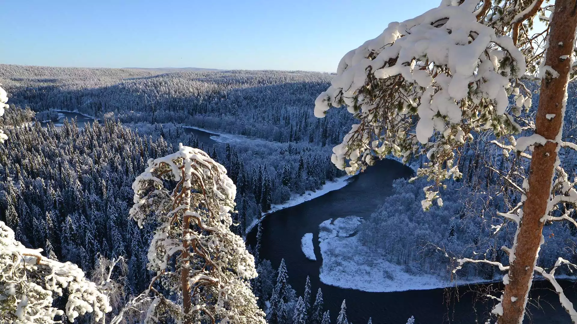 Sneeuwschoenwandelen en traditionele sauna