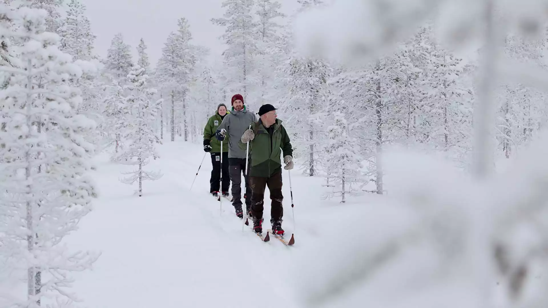 Tocht op traditionele ski’s en noorderlichtsafari